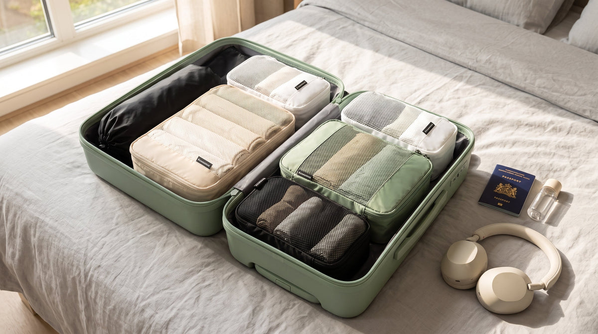 Packing cubes gebruiken: zo pak je slim en compact in