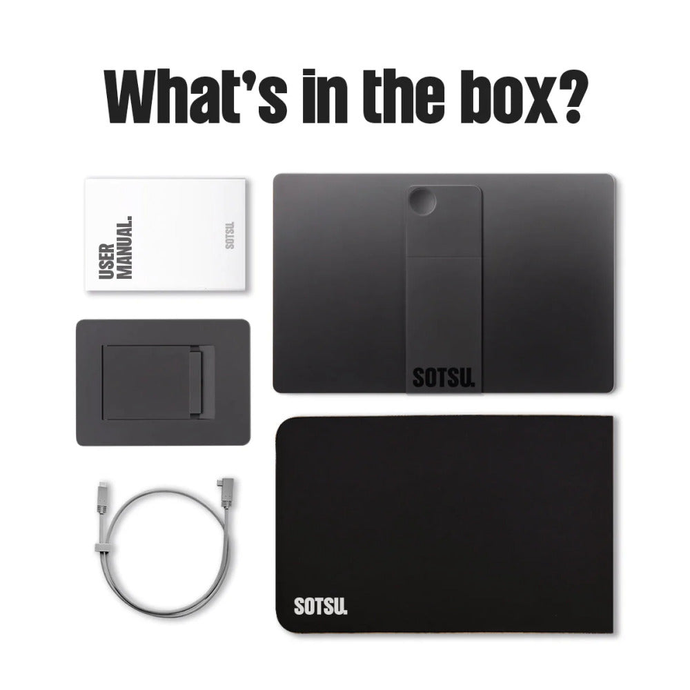 SOTSU FlipAction Elite 16 in Space Black: inhoud van de doos