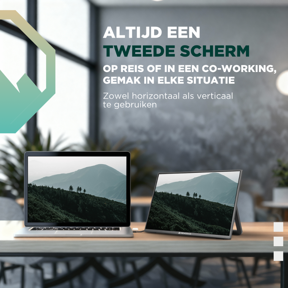 Remodius | Portable Monitor 13 Inch + Sleeve