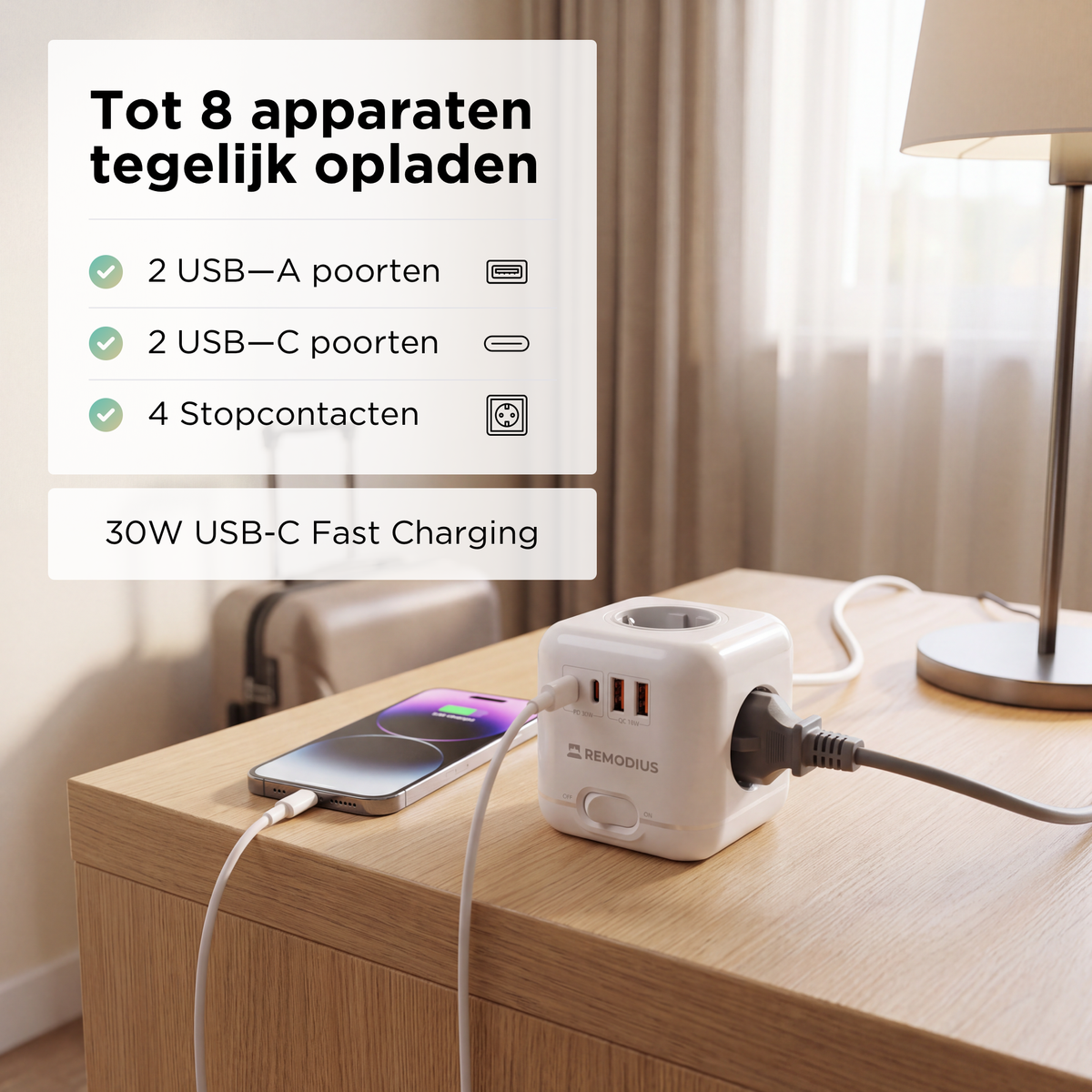Remodius Power Dock: Voordelen
