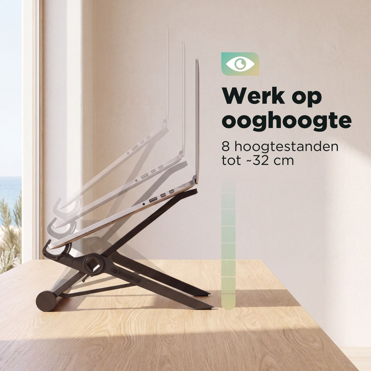 Remodius Nexstand: Hoogte