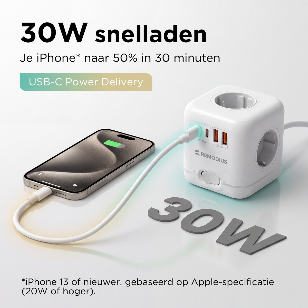 Remodius Power Dock: Snelladen