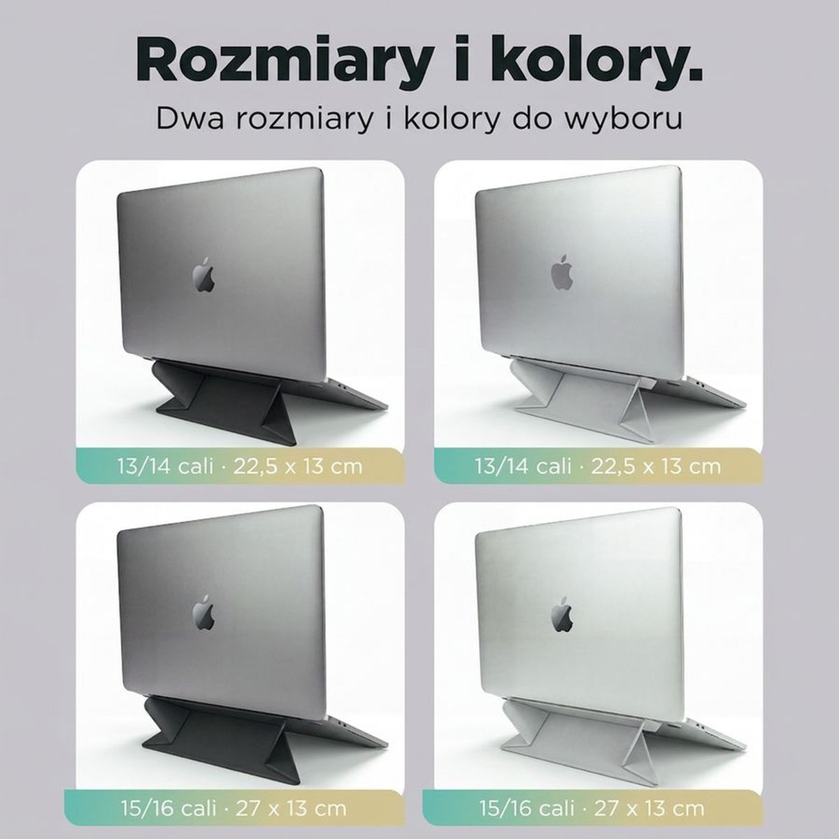Remodius Invisible Laptop Stand, maten en kleuren #lang_pl