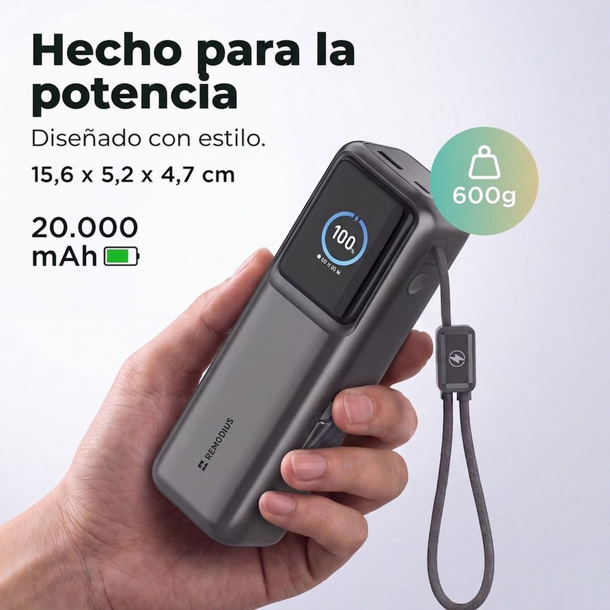 Remodius PowerPack PRO: image in hand #lang_es