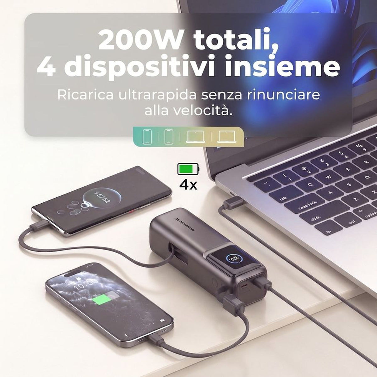 PowerPack PRO incl. 2x UniCharge 4 #lang_it