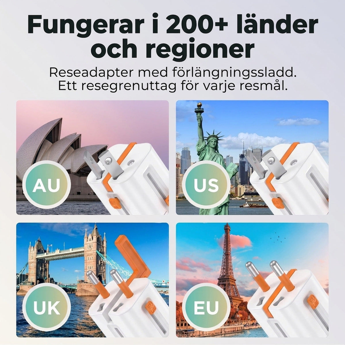 Travel Power Strip incl. 1x UniCharge 9 #lang_sv