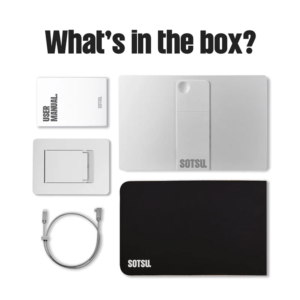 SOTSU FlipAction Elite 16 in Silver: inhoud van de doos