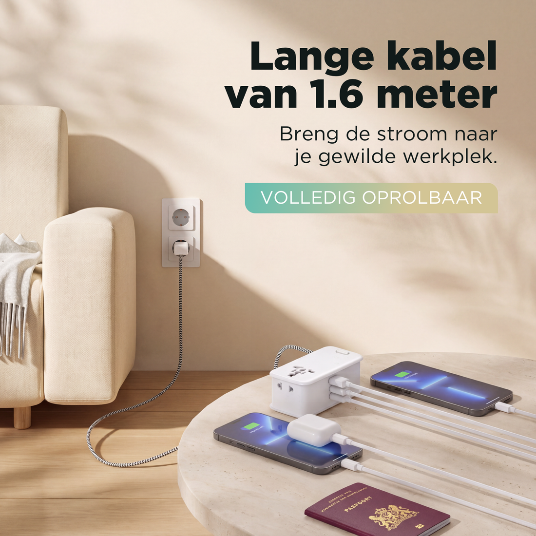 Voor de reiziger die ook moet werken