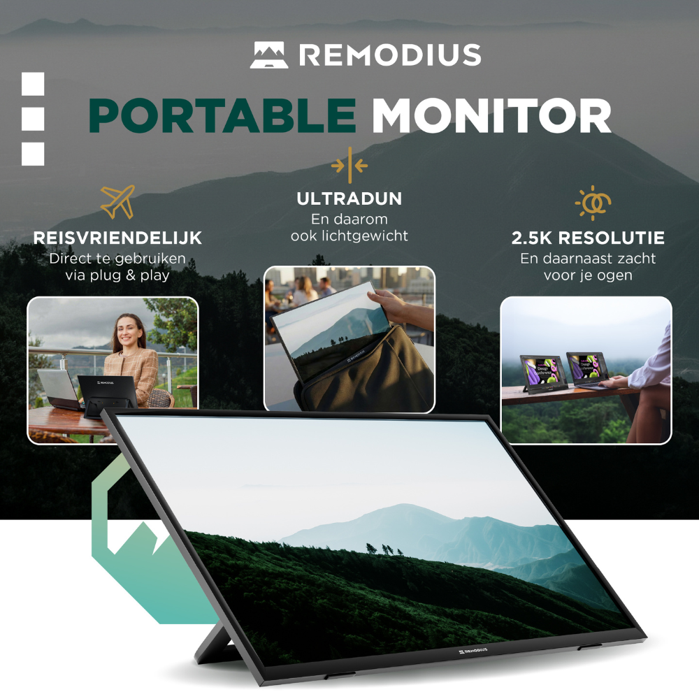 Portable Monitor 13 inch + Sleeve