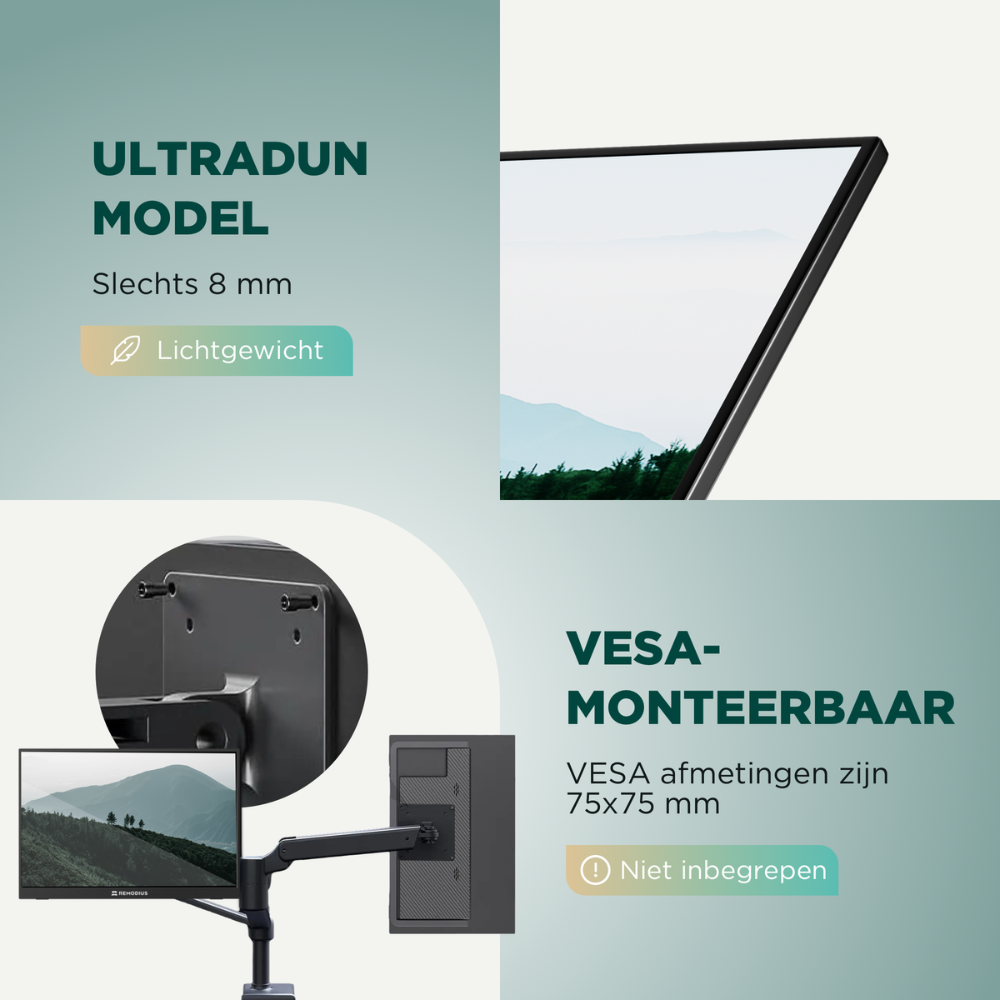 Remodius | Portable Monitor 16 Inch + Sleeve