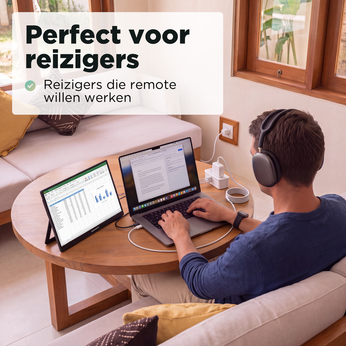 Remodius Travel Power Strip: Lifestyle