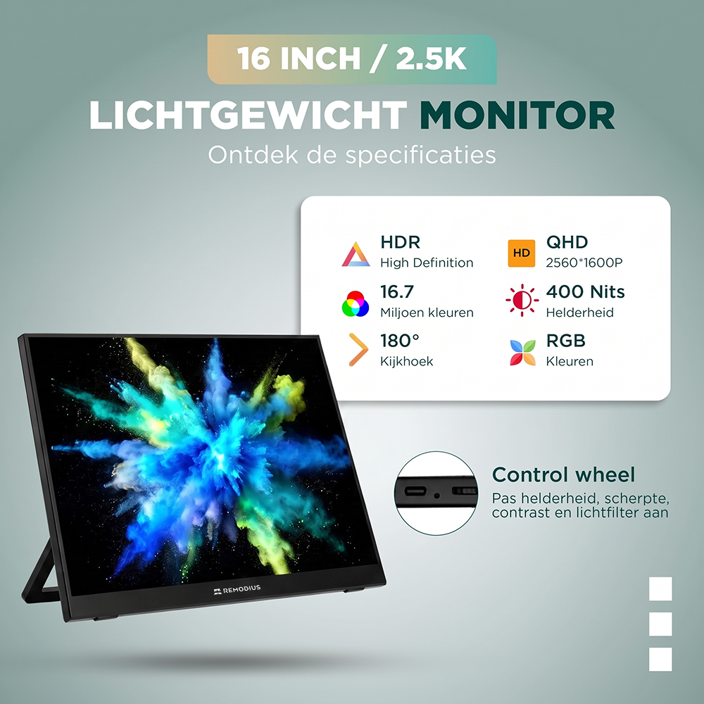 Portable Monitor 16 inch + Sleeve