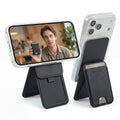 Remodius FoldStand Zwart, MagSafe-pashouder en telefoonstandaard #Kleur_Zwart