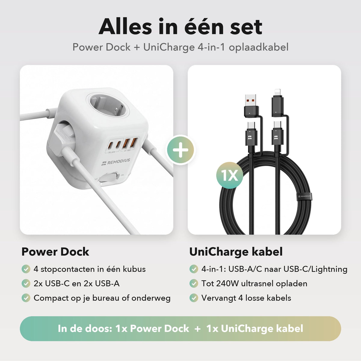 Power Dock incl. 1x UniCharge 2