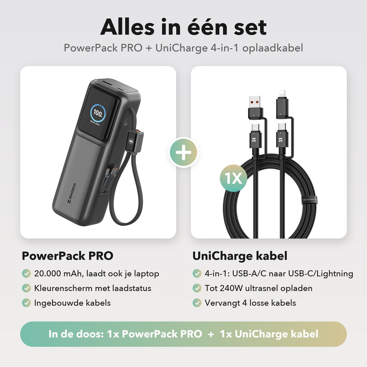 PowerPack PRO incl. 1x UniCharge 2