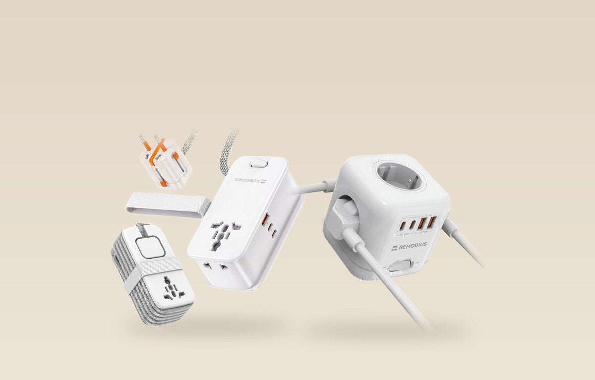 Remodius Travel Power Strip en Power Dock