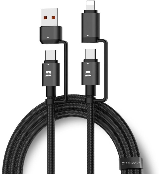 Remodius UniCharging Cable met USB-C, Lightning en USB-A